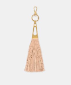 FRINGE TASSEL BAG CHARM CAMEL