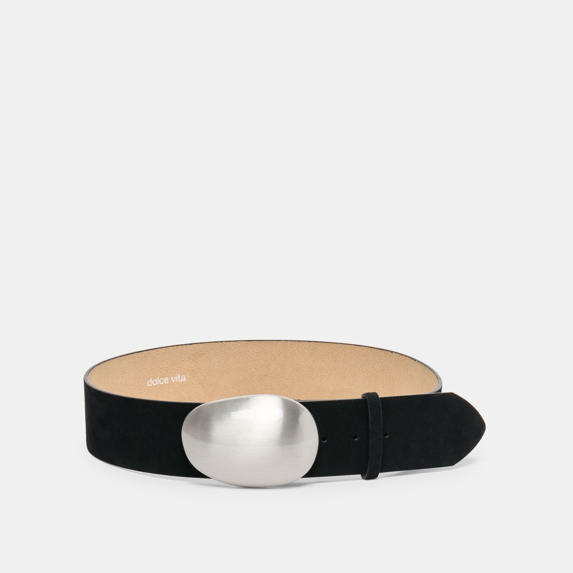 DOLCEVITA-BELTS_BLACKSILVER_BUBBLEBUCKLEBELT_1