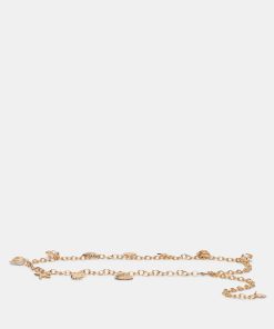 SHELL CHAIN LINK BELT GOLD