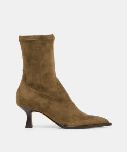 ARYA BOOTS OLIVE STELLA SUEDE