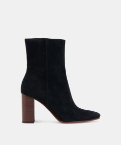 SUZY BOOTIES ONYX SUEDE