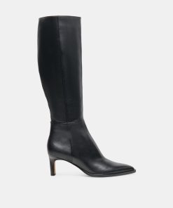 ALIMA BOOTS BLACK LEATHER