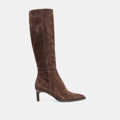 ALIMA BOOTS DK BROWN SUEDE