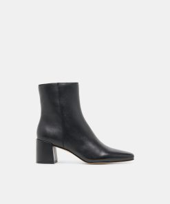 BAYRA BOOTIES BLACK LEATHER