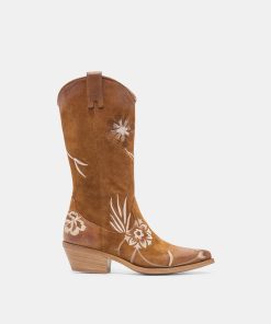 BRANDO BOOTS TAN SUEDE