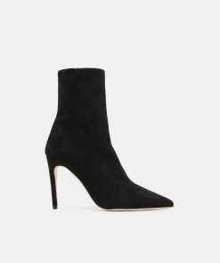 DANITY BOOTIES ONYX SUEDE