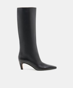 JAZMIN BOOTS BLACK LEATHER