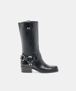 ROLAN BOOTS BLACK PATENT LEATHER