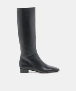 TYWIN NARROW CALF BOOTS BLACK LEATHER