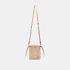 LYRIK CROSSBODY MID BROWN FAUX FUR