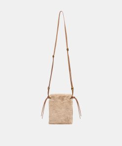 LYRIK CROSSBODY MID BROWN FAUX FUR