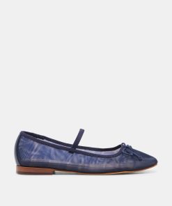 CADEL BALLET FLATS NAVY MESH