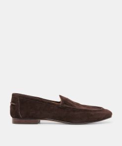 MATTIE LOAFERS DK BROWN SUEDE