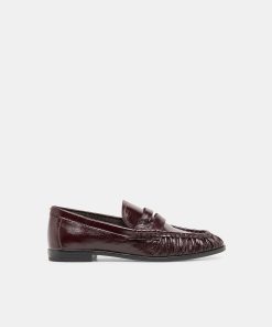 BAXEN LOAFERS OXBLOOD LEATHER