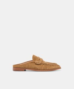 BETZY LOAFERS LT BROWN SUEDE