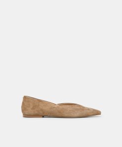 GEMA FLATS TAUPE SUEDE