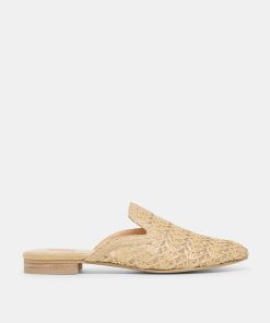 KIRT FLATS LT NATURAL CROSS HATCH RAFFIA