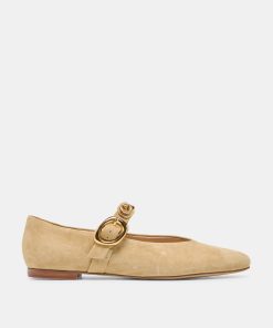 LOREE BALLET FLATS DESERT TAUPE SUEDE