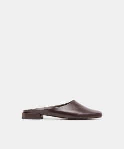 MACLYN FLATS BLACK CHERRY LEATHER