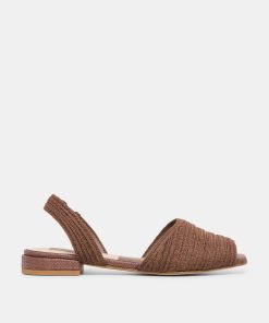 MARZY SANDALS COCOA RAFFIA