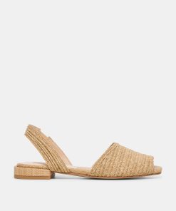 MARZY SANDALS NATURAL RAFFIA