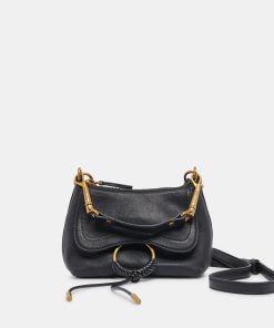 JOLENE CROSSBODY BLACK LEATHER