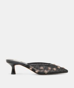 CLARA HEELS BLACK MESH