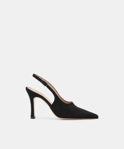 ALINNA HEELS ONYX SUEDE