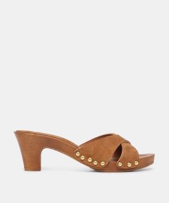 AVERIE HEELS BROWN NUBUCK