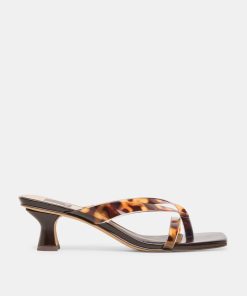 BREVEL VINYL HEELS TORTOISE JELLY