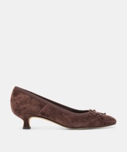 DAWSEN HEELS MAHOGANY SUEDE
