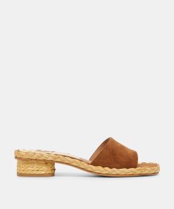 DIXI WIDE SANDALS BROWN SUEDE