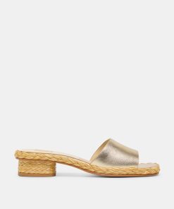 DIXI WIDE SANDALS PLATINUM LEATHER