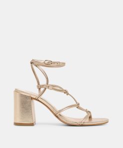 FIZZY HEELS GOLD LEATHER