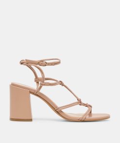FIZZY HEELS LT TAN LEATHER