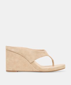 HINNA WEDGES CAMEL SUEDE