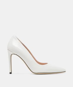 LANKY HEELS WHITE LEATHER