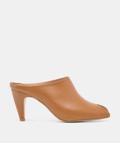 MERY HEELS BROWN LEATHER