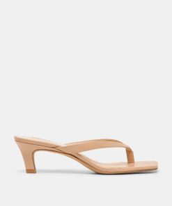 RAMIA HEELS CAFE LEATHER