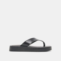 BLAYZE SANDALS BLACK LEATHER
