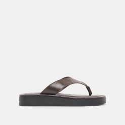 BLAYZE SANDALS DK CHOCOLATE LEATHER