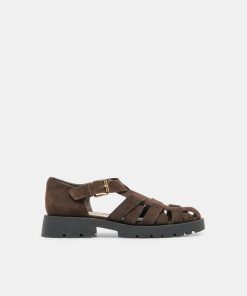 ELSAH FLATS ESPRESSO SUEDE