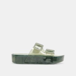 JULIO X SANDALS OLIVE VINYL