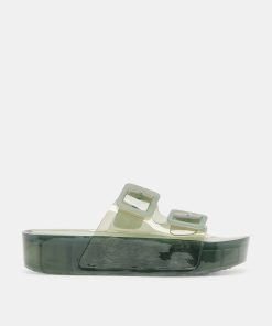 JULIO X SANDALS OLIVE VINYL