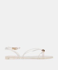 KENLEY VINYL SANDALS CRYSTAL JELLY