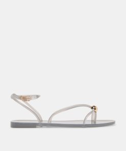 KENLEY VINYL SANDALS SMOKE JELLY