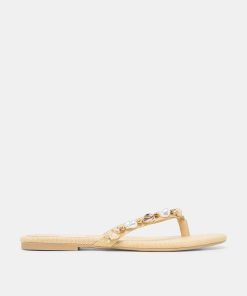 KYSHA SANDALS LT NATURAL RAFFIA