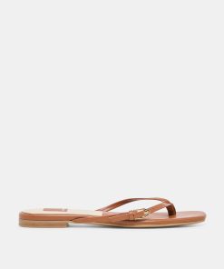 MALTA SANDALS COGNAC LEATHER