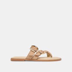 SHORE SANDALS CAMEL SUEDE