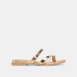 TARINA SANDALS GOLD LEATHER